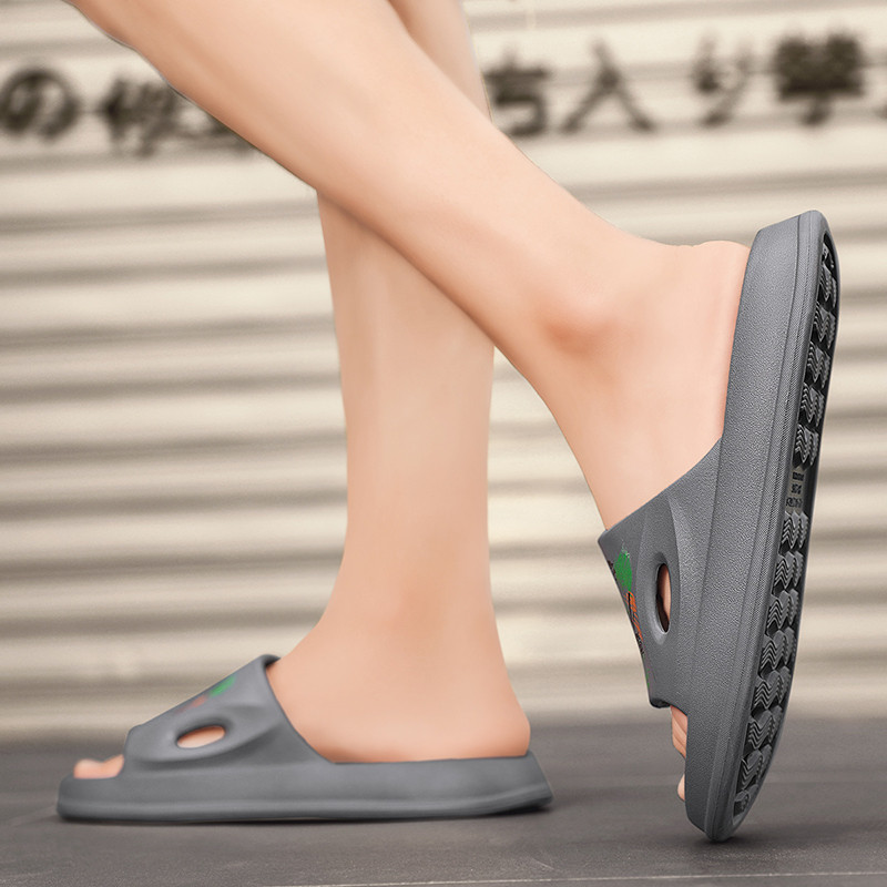 DR.EAGLE Férfi Slides Beach Nyári Szandálok Kényelmes kültéri Férfi Papucsok Csúszásgátló Fürdőszoba Csapok Divatos Férfi Cipők