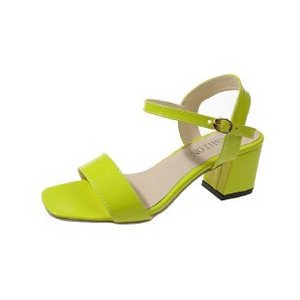 2023 Ženske sandale Seksi debele visoke pete Kopča Candy Jednobojna ležerna ljetna obuća Ženske cipele Sandale za zabave Ženske novo