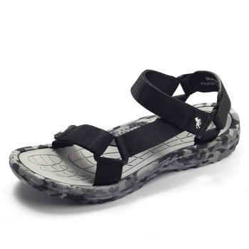 2022 Нови летни мъжки сандали Летни спортни удобни плоски плажни модни чехли Разходки на открито Неплъзгащи се ежедневни джапанки