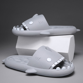 2023 Summer Shark Slippers Ανδρικές παντόφλες μόδας Μονόχρωμα casual Home παπούτσια Eva Αντιολισθητικά παπούτσια Γυναικεία Beach Shark Slides