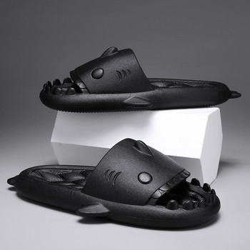 2023 Summer Shark Slippers Ανδρικές παντόφλες μόδας Μονόχρωμα casual Home παπούτσια Eva Αντιολισθητικά παπούτσια Γυναικεία Beach Shark Slides