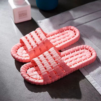 Ljetne muške jedne riječi ležerne papuče za ljubitelje mekog dna, protiv klizanja, otporne na habanje, kućne papuče koje se brzo suše, kupaonske papuče