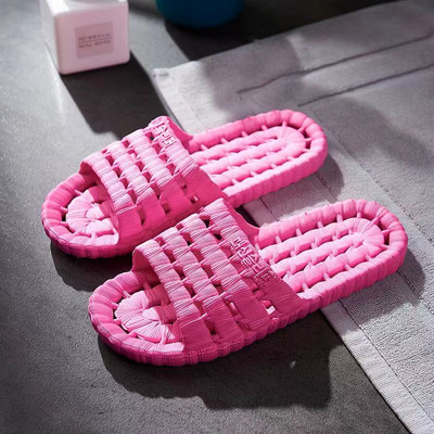 Ljetne muške jedne riječi ležerne papuče za ljubitelje mekog dna, protiv klizanja, otporne na habanje, kućne papuče koje se brzo suše, kupaonske papuče