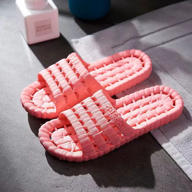 Ljetne muške jedne riječi ležerne papuče za ljubitelje mekog dna, protiv klizanja, otporne na habanje, kućne papuče koje se brzo suše, kupaonske papuče