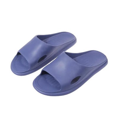 Ljetne muške otvorene prste Jedna riječ Ležerne papuče Mekano dno Neklizajuće Otporne na habanje Lagane kućne tihe papuče Kupaonske papuče