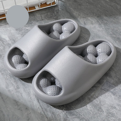 Minge de masaj practică, papuci cu talpă moale, cu scurgeri de baie, pentru plajă de vară, cu platformă groasă, antiderapante, pentru interior și exterior, papuci Тапочки