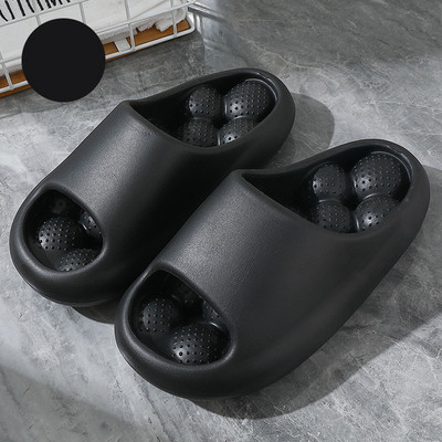 Minge de masaj practică, papuci cu talpă moale, cu scurgeri de baie, pentru plajă de vară, cu platformă groasă, antiderapante, pentru interior și exterior, papuci Тапочки