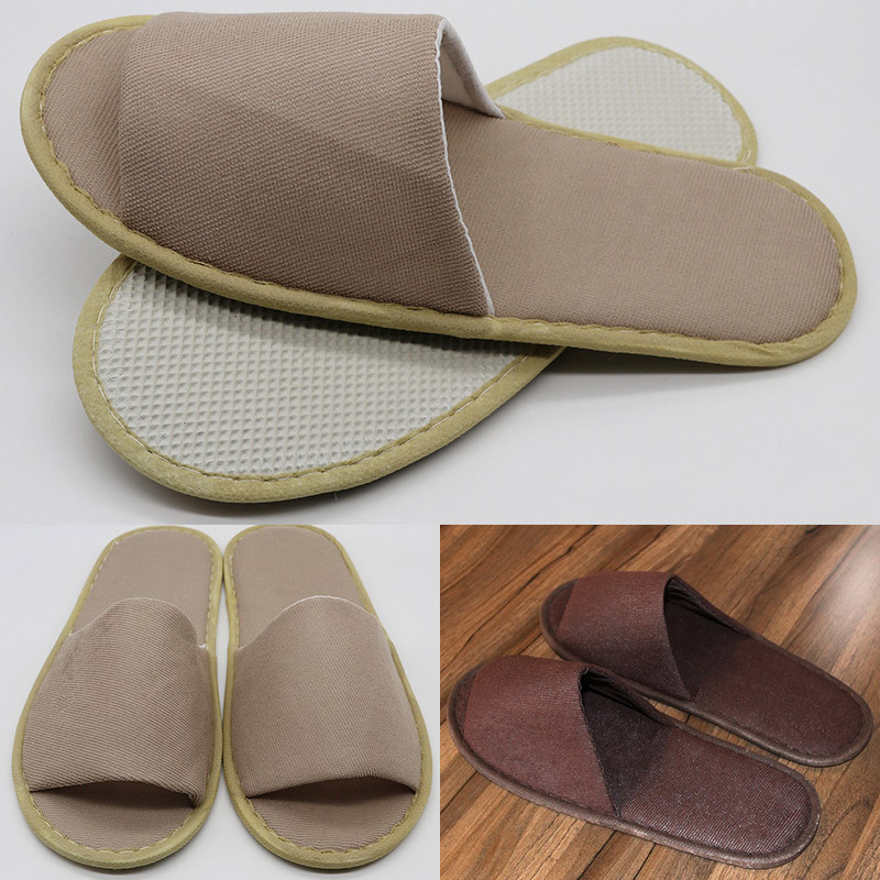 Eldobható papucsok Szállodai Utazási Vászonpapucsok Egészségügyi Party Otthoni Vendéghasználat Cipők Férfi Női Nyitott orrú Egyszínű Flip Flop