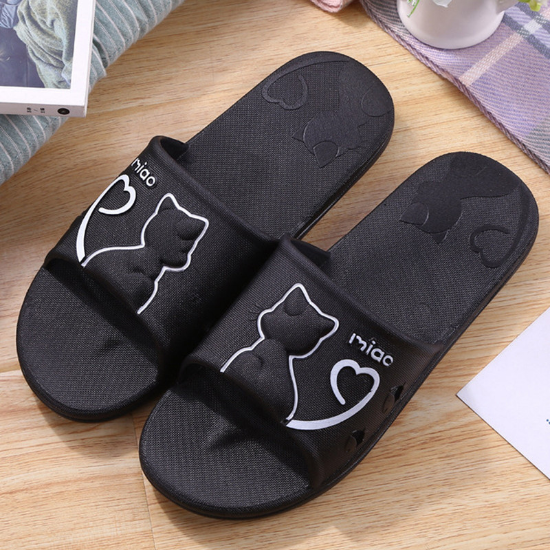 Papuče s mekim potplatom Ljetna plaža Debela platforma s crtanim mačkama Neklizajuće šuplje papuče s curenjem vode Kućne papuče s platformom Tapočki