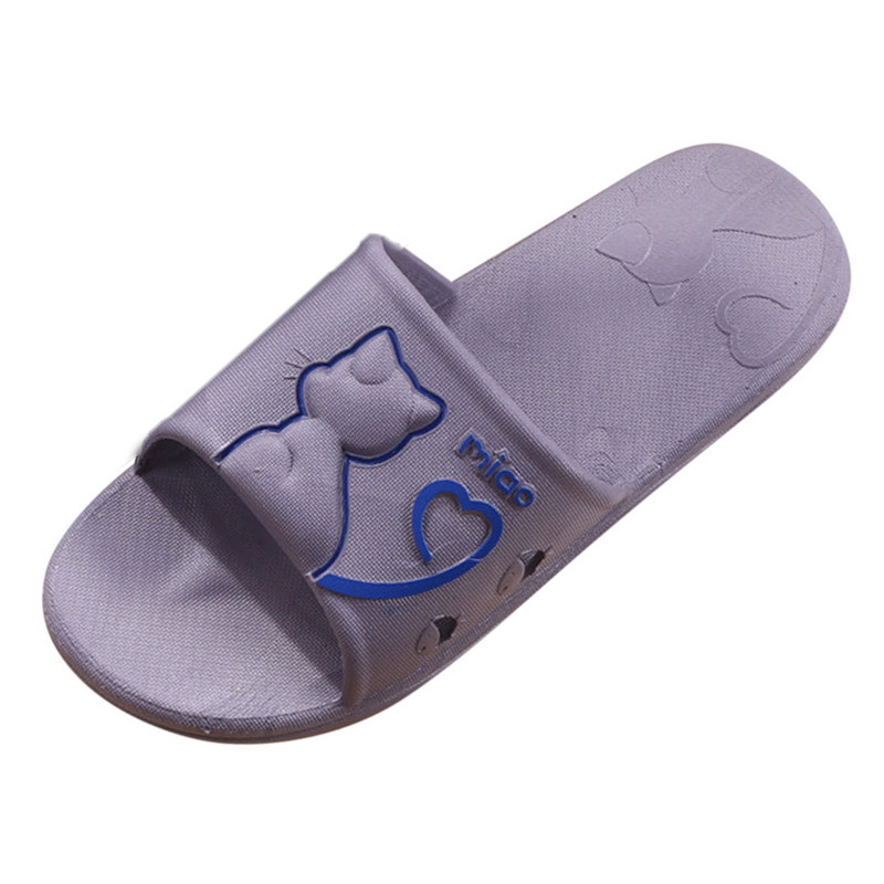 Papuče s mekim potplatom Ljetna plaža Debela platforma s crtanim mačkama Neklizajuće šuplje papuče s curenjem vode Kućne papuče s platformom Tapočki