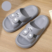 2023. Ljetne neklizajuće japanke papuče muške zatvorene vanjske crtane zečeve debele potplate neklizajuće udobne papuče tapočki