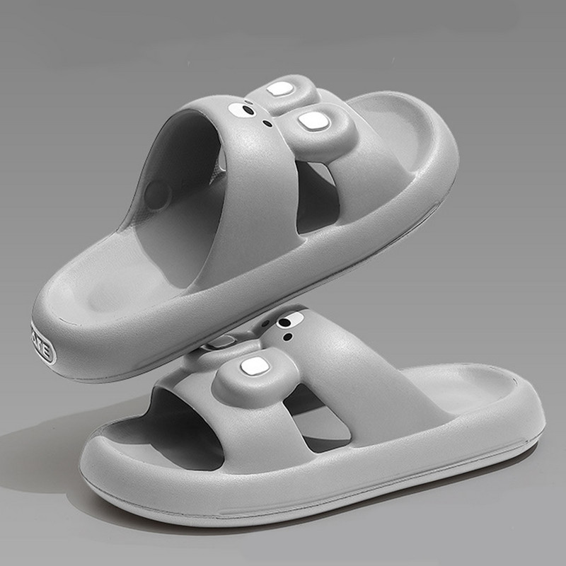 2023. Ljetne neklizajuće japanke papuče muške zatvorene vanjske crtane zečeve debele potplate neklizajuće udobne papuče tapočki