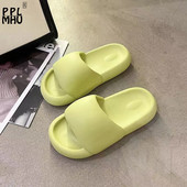 Apaļa galva, ērta platforma, sieviešu čības EVA, gaiši atvērti pirksti Vannas istabas mājas apavi Dizaina elpojoši, mīksta apakša pludmales apavi