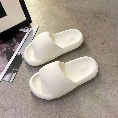 Apaļa galva, ērta platforma, sieviešu čības EVA, gaiši atvērti pirksti Vannas istabas mājas apavi Dizaina elpojoši, mīksta apakša pludmales apavi