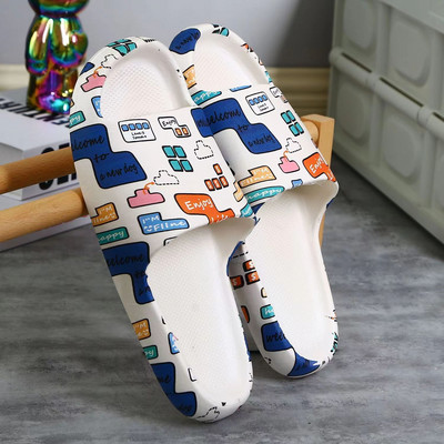 Muške ljetne jedne riječi ležerne papuče za ljubitelje mekanog dna protiv klizanja kućne ležerne papuče kupaonske papuče modne papuče za plažu