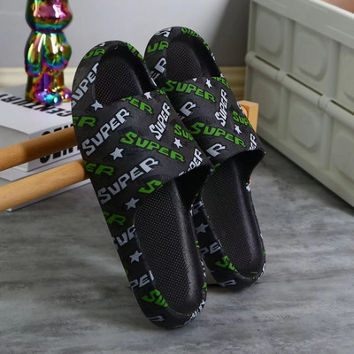 Muške ljetne jedne riječi ležerne papuče za ljubitelje mekanog dna protiv klizanja kućne ležerne papuče kupaonske papuče modne papuče za plažu