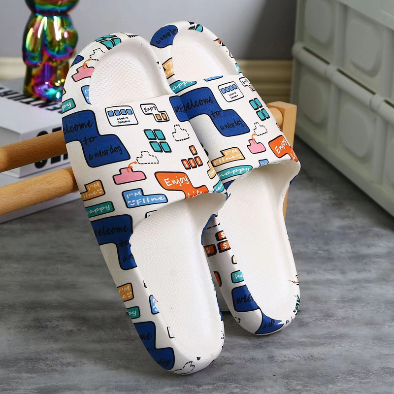Muške ljetne jedne riječi ležerne papuče za ljubitelje mekanog dna protiv klizanja kućne ležerne papuče kupaonske papuče modne papuče za plažu