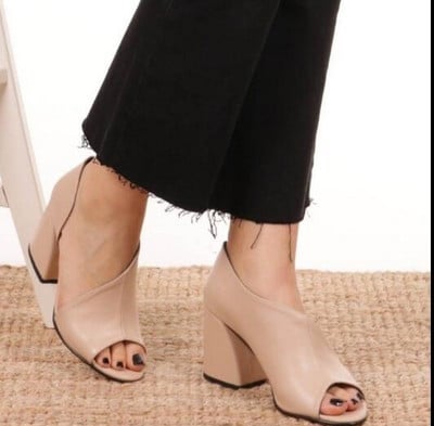 Modne cipele Ženske sandale Otvorene sandale Ženske seksi sandale Ženske ležerne cipele na visoku petu Elegantna ženska obuća Zapatillas Mujer