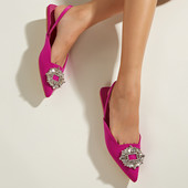 2023. gada vasara, jauns kalnu strēles smails purngals, seksīgas sieviešu sandales, valkājot Baotou pēdu komplektu, piemērots banketu sieviešu sandales, plakanas kurpes