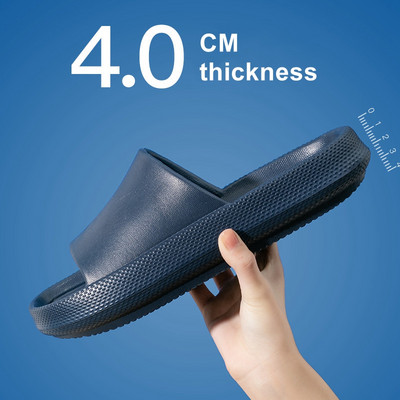 Vasarinės šlepetės vyrams storu padu minkštu EVA sandalai vidaus ir lauko paplūdimio batai neslystantys, atsparūs dėvėjimuisi t vonios šlepetės