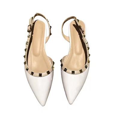 2022 m. madingi dygliuoti smailūs batai, odiniai atviri sandalai, moteriški sandalai, moteriški aukštakulniai batai, moteris