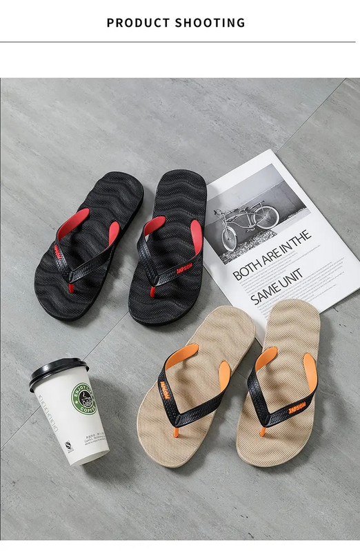 Muške papuče Big Size Riblja kost Mop Wave Massage Bottom Summer Beach Cool Mop Soft Bottom Sobne papuče otporne na habanje