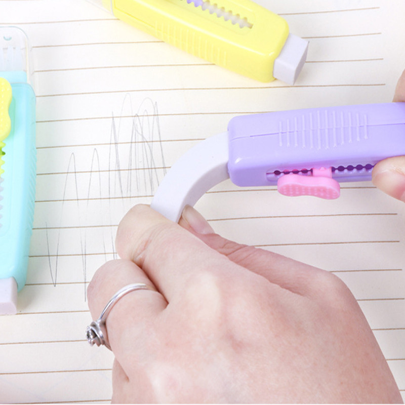 Creative Kawaii Eraser Pehmed sissetõmmatavad armsad kummikustutid pintsliga Õpilastele Kinkepliiatsid Aksessuaarid Kirjatarbed