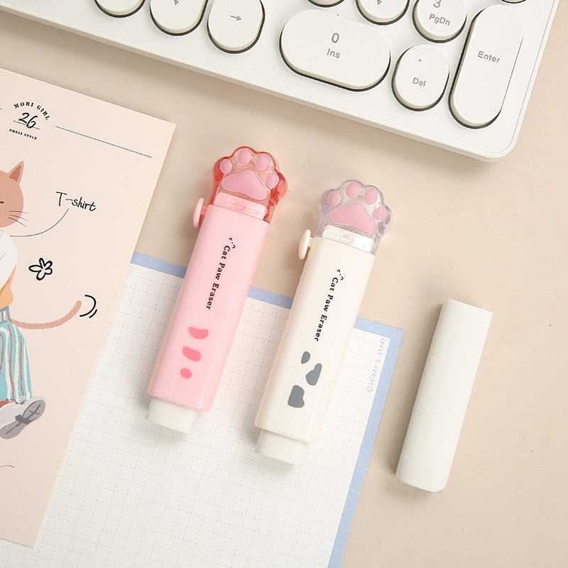 1 tk armsad käpakummid, mini-kassiküünistega kummist kustutuskummid pliiatsi puhastamiseks kirjatarvete puhastamiseks. Kooliõpilase kingitus A6741