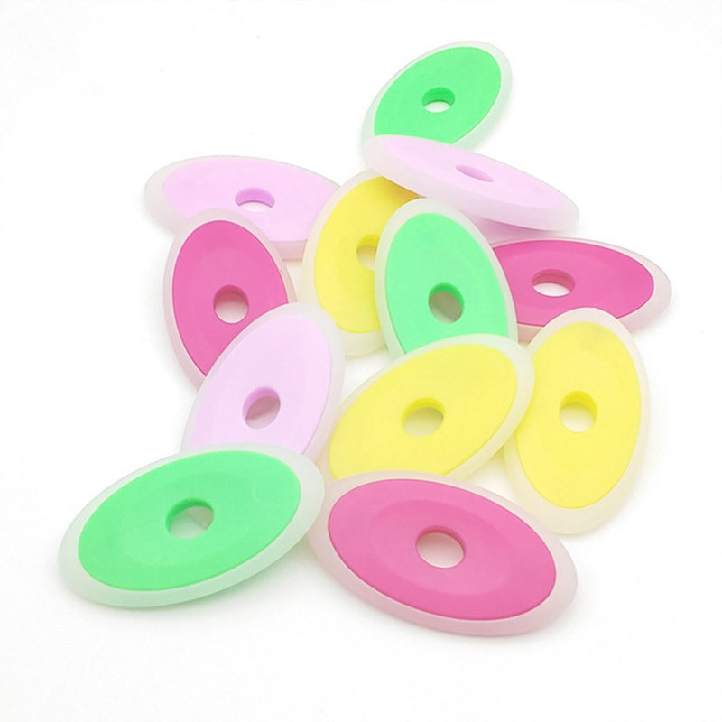 6 buc/set Cauciuc special pentru stilou șters, ovală colorată, pentru stilou cu gel șters, rechizite de corecție, articole de papetărie școlare