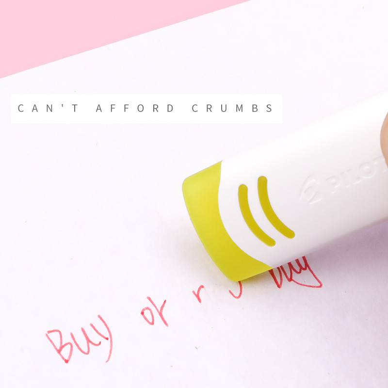 Pix ștergător Japonez PILOT Gomă specială din cauciuc/fricțiune EFR-6 Gumă de șters pentru scris de mână, 1 buc