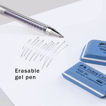 Faber Castell Гума от естествен каучук за гел химикал/химикалка/писалка/писалка с мастило Изтриваеми ученически пясъчни гумени канцеларски материали 7016