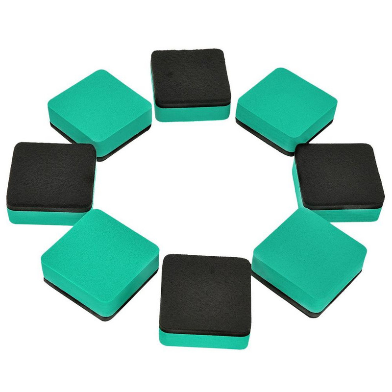 10 vnt. juodos / geltonos / žalios magnetinės lentos sauso trintuko lentos valiklis, skirtas klasėje biuro lentos valikliui