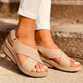 Γυναικεία παπούτσια 2023 Νέα σανδάλια Peep Toe Παπούτσια Γυναικεία ρετρό γυναικεία παπούτσια Πέδιλα με χοντρό πάτο Πλατφόρμα Άνετα Παπούτσια μεγάλου μεγέθους