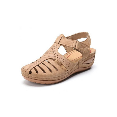 Premium ortopēdiskas sandales Jauni vasaras apavi sieviete liela izmēra papēži sandales ķīļiem Chaussure Femme ikdienas gladiatoru platforma