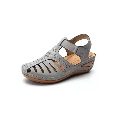 Premium ortopēdiskas sandales Jauni vasaras apavi sieviete liela izmēra papēži sandales ķīļiem Chaussure Femme ikdienas gladiatoru platforma