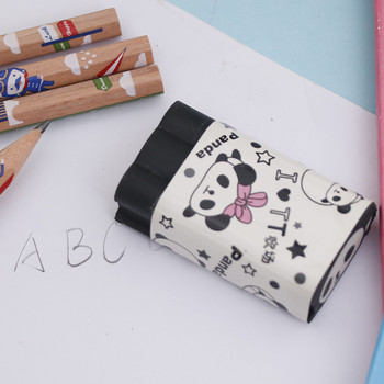 Kawaii Panda Гумени гуми Прекрасен училищен молив Гума за деца Подарък Канцеларски материали за училище Drop Shipping