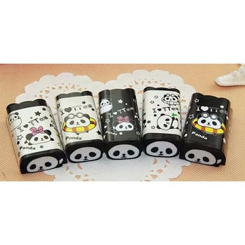 Kawaii Panda Rubber Erasers Lovely School Pencil Eraser for Kids Gift School Office Granty Drop Shipping