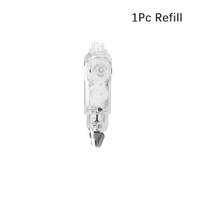 Ovaalse pliiatsi kuju korrigeeriv teip Armas värviline korrektorlint Veaparandustööriistad Kontoritarbed Koolitarbed Kirjatarbed 5mm*6m