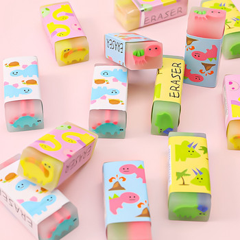1 τεμ Lytwtw\'s 2B Cute Dinosaur Soft Erasers For Kids Rubber Kawaii Stationery School Αναλώσιμα γραφείου Creative Easy Clean Funny