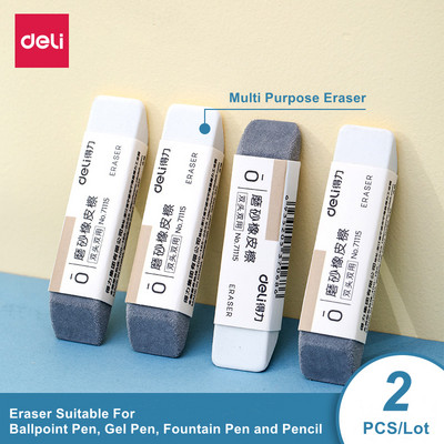 DELI Matte Ink Eraser for Gel Pen Fountain Pen Pencil Correction Students Stationery Γόμα στυλό