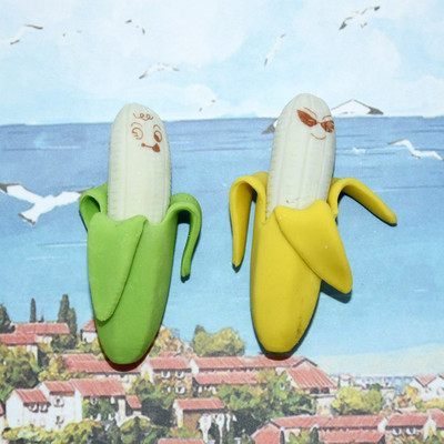 4 db Kawaii aranyos banán radír gyümölcs ceruza gumi újdonság gyerekeknek iskolai kellékek diák irodai írószerek