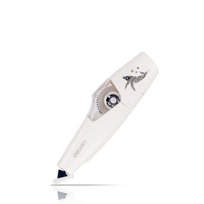 DELI korduvtäidetav paranduslint täitepliiatsi stiilis valge välja korrektoriga koolikontori korrigeerimistarbed