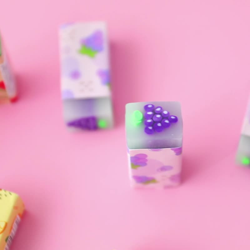 5 ks Kawaii kreslené roztomilé gumy pre deti darčekové školské písacie potreby a kancelárske potreby gumy pre deti kreatívne ovocné gumy