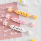 1 buc. Bandă corectoare de dimineață pentru pisici și lipici cu gheare drăguță, cu funcție dublă, benzi de corectare adezive, birou, școală A6535