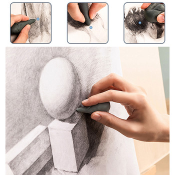 Deli Art Eraser Пластичност Гумени меки омесени гуми за художник Рисуване Дизайн Акценти Скица Пластилин Канцеларски материали