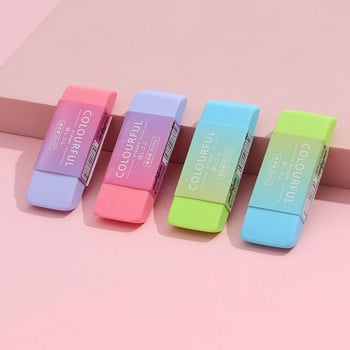 Creative Colorful Eraser Wipe Clean Rainbow Color Large Practical Eraser Канцеларски материали Kawaii Office Училищни пособия на едро