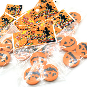 3 τμχ/σετ Halloween Mini Eraser Set Small Pumpkin Rubber Eraser Set γραφική ύλη παιδικά σχολικά αξεσουάρ