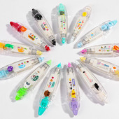 1 tk Kawaii lilletaimede kujundamise päevik Dekoratiivne korrigeerimislint DIY materjalid Käsikonto kaunistamine Kooli kirjatarbed