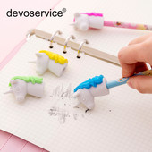 Χαριτωμένο Cartoon Unicorn μολύβι Γόμα πολλαπλών λειτουργιών Καπάκι στυλό από καουτσούκ Kawaii Γραφική ύλη Μαθητικό Σχολείο Είδη γραφείου Παιδικό έπαθλο παιχνίδι