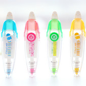 1 tk Dots Liner Dekoratsioonilint Highlighteri märgistamiseks Ajakava päeviku kleebised Kontorikool A7133